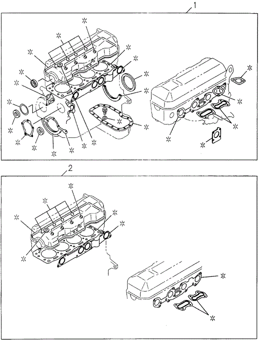 GASKET SET ENG OVER - 1995 Honda PASSPORT (5878122603) GASKET SET ENG OVER - 1995 Honda PASSPORT (5878122603)
