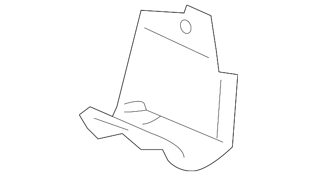 19167193 Деталь REAR REINF, RIGHT