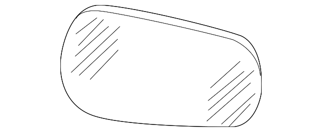 96365-9E000 Деталь MIRROR GLASS, RIGHT