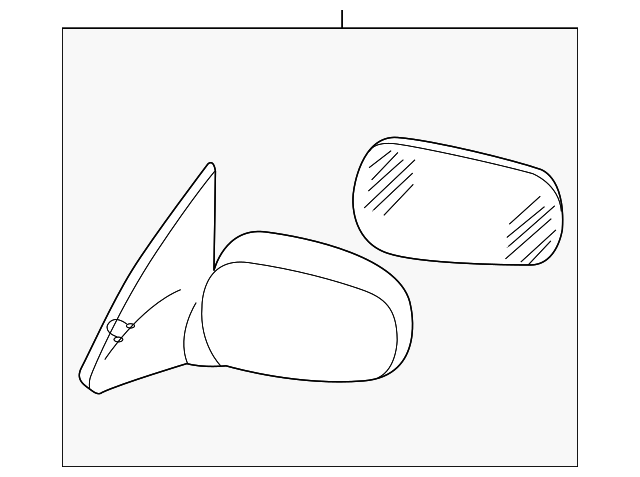 96302-0Z811 Деталь MIRROR ASSY, LEFT