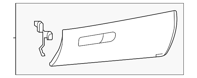 1WT34DX9AE Деталь GLOVE BOX DOOR