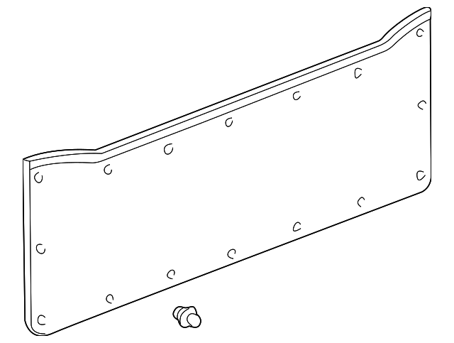 64780-60261-A0 Деталь GATE TRIM PANEL