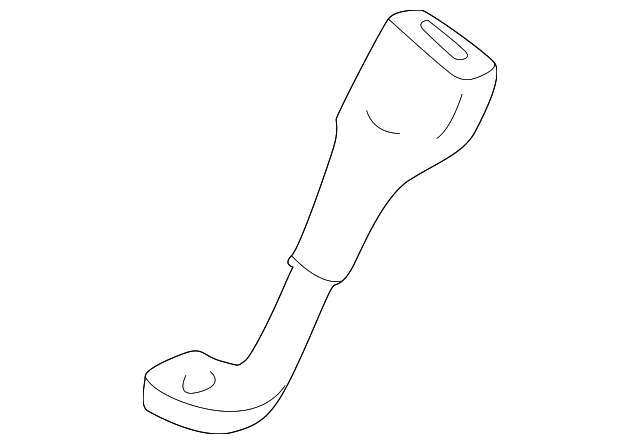 12380608 Деталь CENTER SEAT BELT