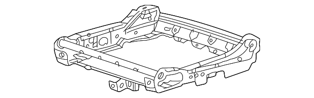 88899147 SEAT FRAME, LEFT