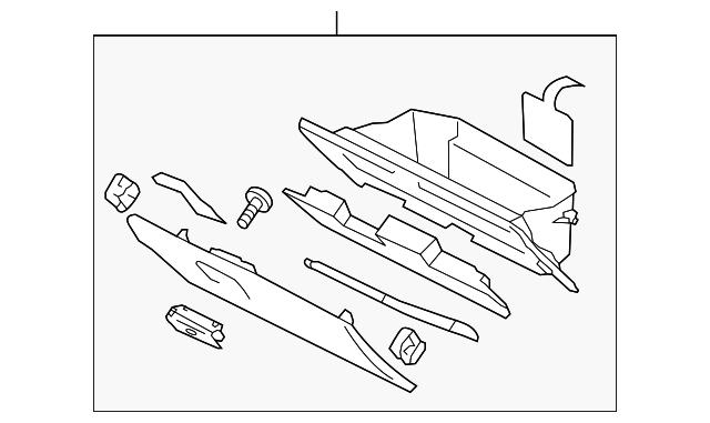 66121FJ040LL Деталь GLOVE BOX ASSY