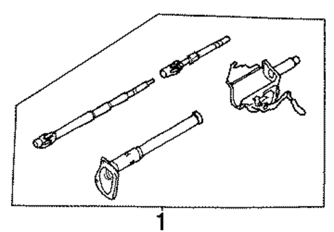 Pickup STEERING COLUMN ASSEMBLY 3