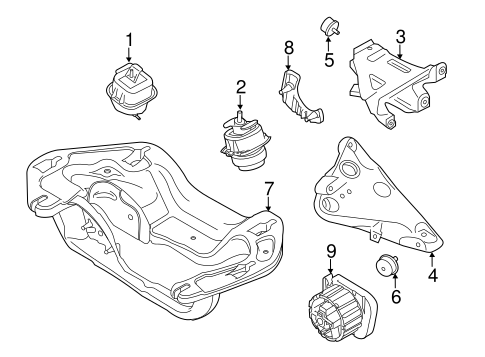 X5 ENGINE & TRANS MOUNTING