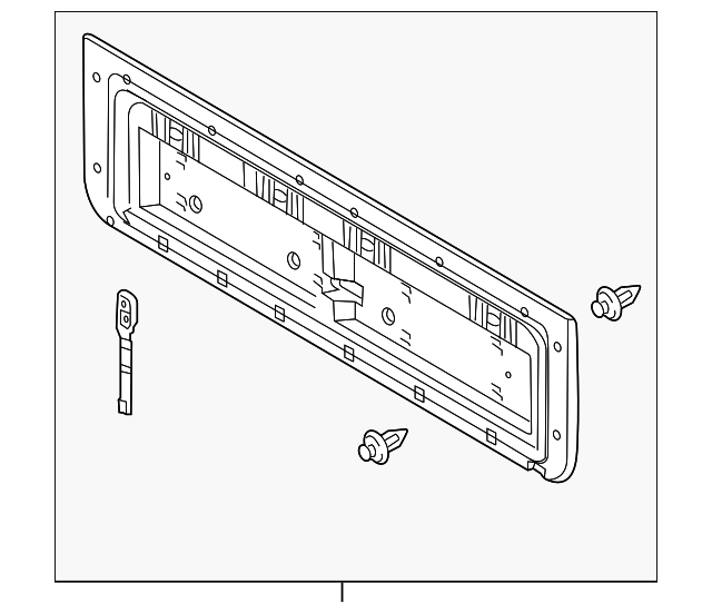 64780-60320-A3 Деталь GATE TRIM PANEL