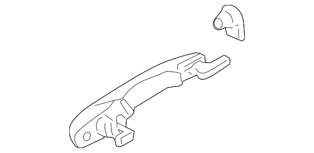C243-73-410K-79 Деталь HANDLE, OUTSIDE, LEFT