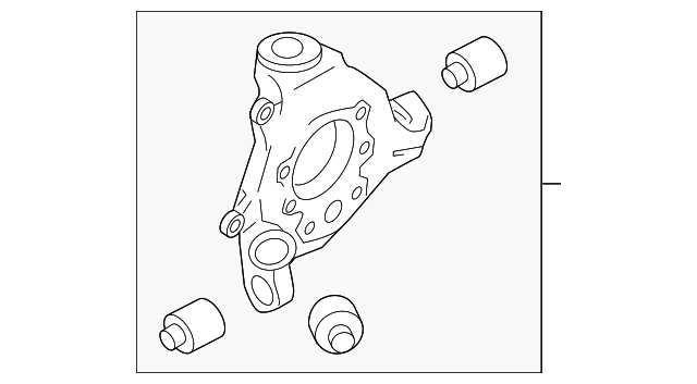 430183JA0A Деталь KNUCKLE, RIGHT