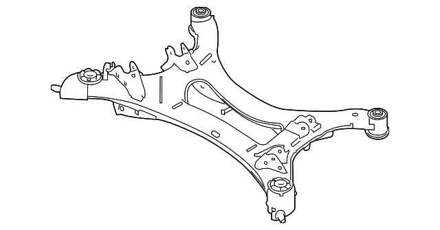 554003KD0A Деталь SUSP CROSSMEMBER