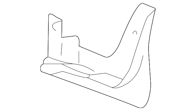 86821-26000 Деталь MUD GUARD, LEFT