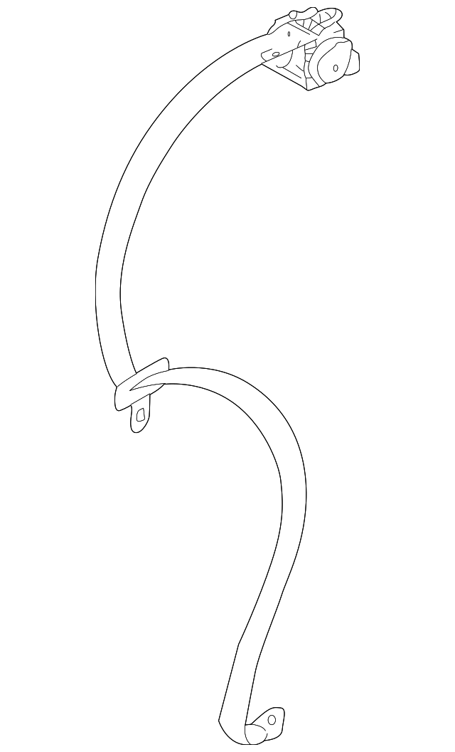 7000B477 Деталь CENTER SEAT BELT