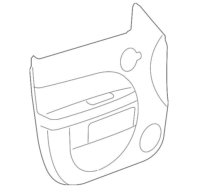 20897807 DOOR TRIM PANEL, RIGHT