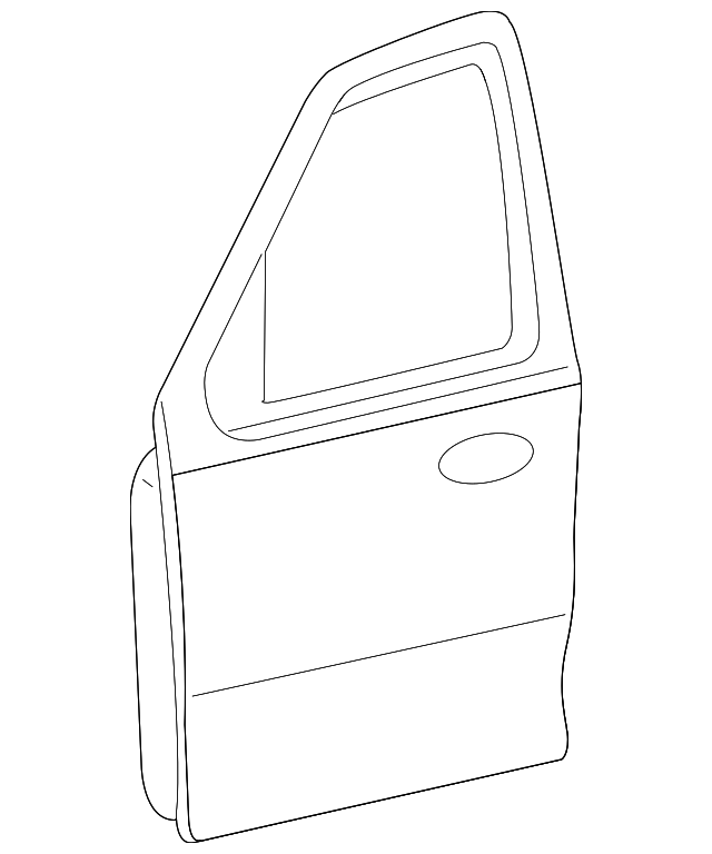 8L8Z-7820124-C Деталь DOOR SHELL, RIGHT