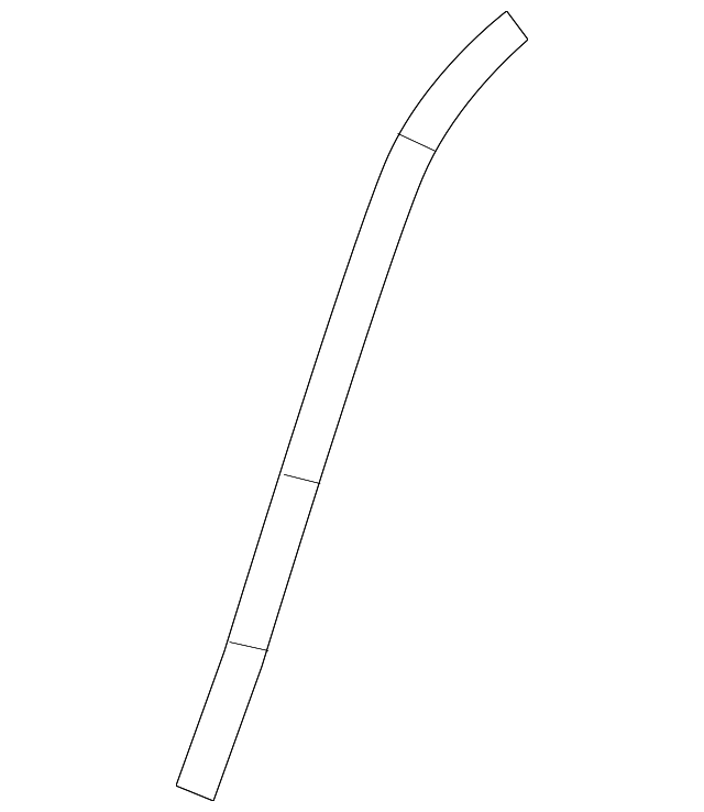 68143138AC Деталь LOWER W'STRIP, RIGHT