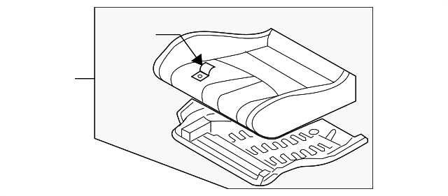 87350-CD070 Деталь SEAT CUSHION
