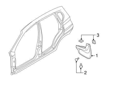 Aveo5 EXTERIOR TRIM - QUARTER PANEL