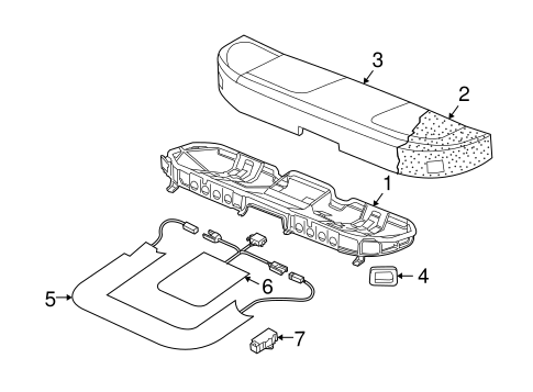 Phaeton REAR SEAT COMPONENTS
