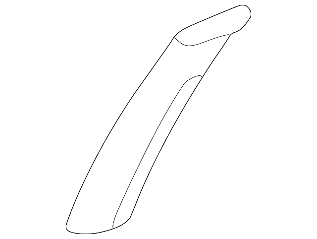 UB69XT5AF Деталь UPR CTR PLR TRIM, LEFT