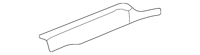 RC33XDVAE Деталь REAR SILL PLATE, LEFT