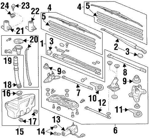 Oasis WIPER & WASHER COMPONENTS