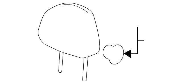 23434312 Деталь HEADREST
