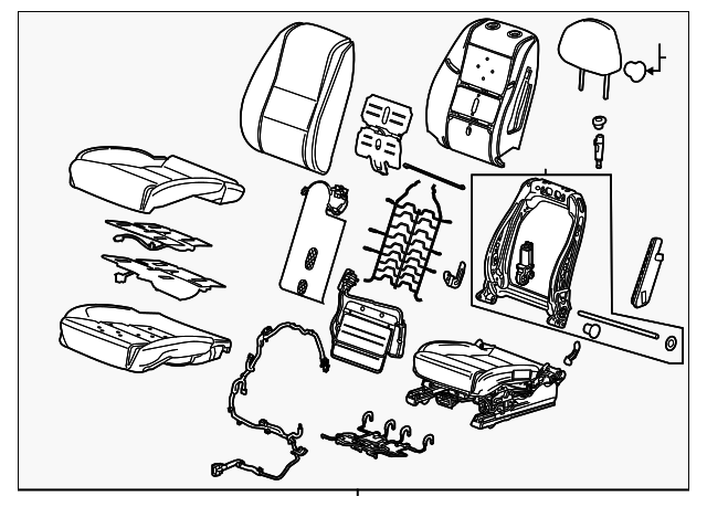 23313795 Деталь SEAT ASSY