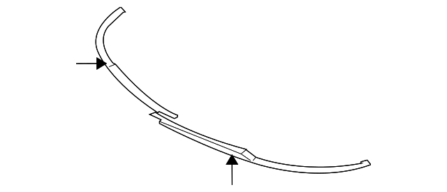 B37F-51-9L1 Деталь LOWER DEFLECTOR, LEFT