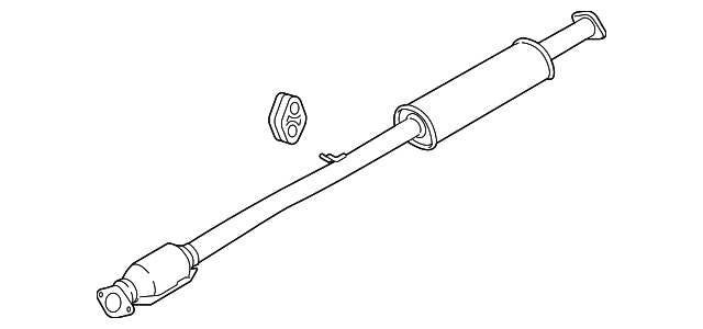28600-2S950 Деталь CENTER MUFFLER