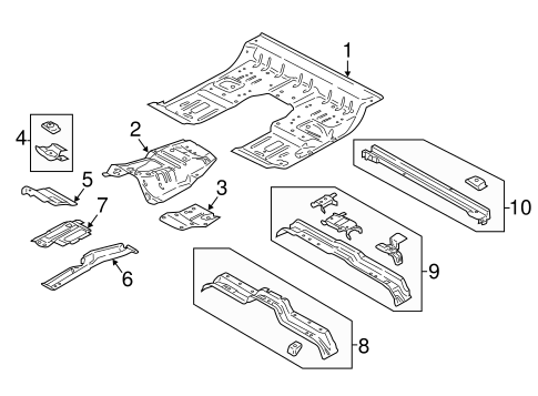 F-150 FLOOR - CAB 3