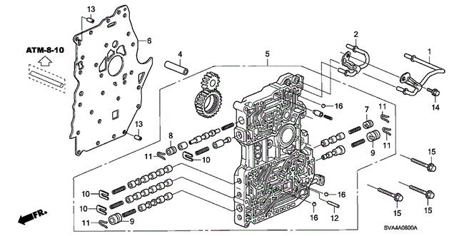 TRANSMISSION - AUTOMATIC/MAIN VALVE BODY for 2006 Honda CIVIC COUPE #1