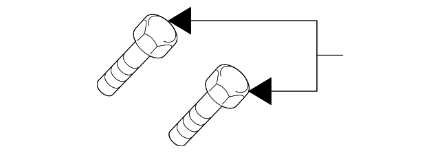 3845450Z00 Деталь SIDE BRACKET BOLT, RIGHT
