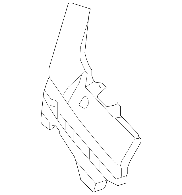 7173182Z10 Деталь BUMPER BRACKET, RIGHT