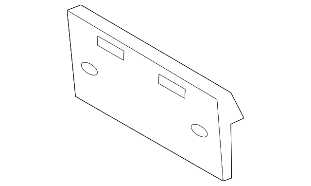 7171682Z00 Деталь LICENSE BRACKET