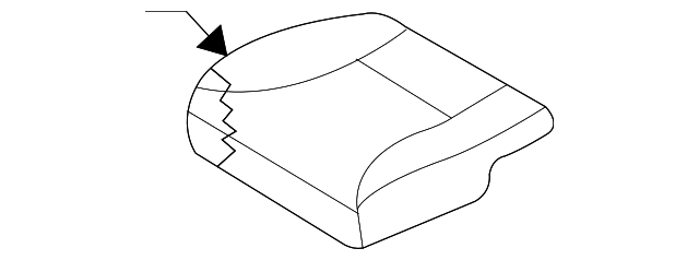 89200-4D135AGU Деталь SEAT CUSHION, RIGHT