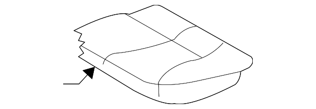 89102-4D124AGU Деталь CUSHION COVER, LEFT