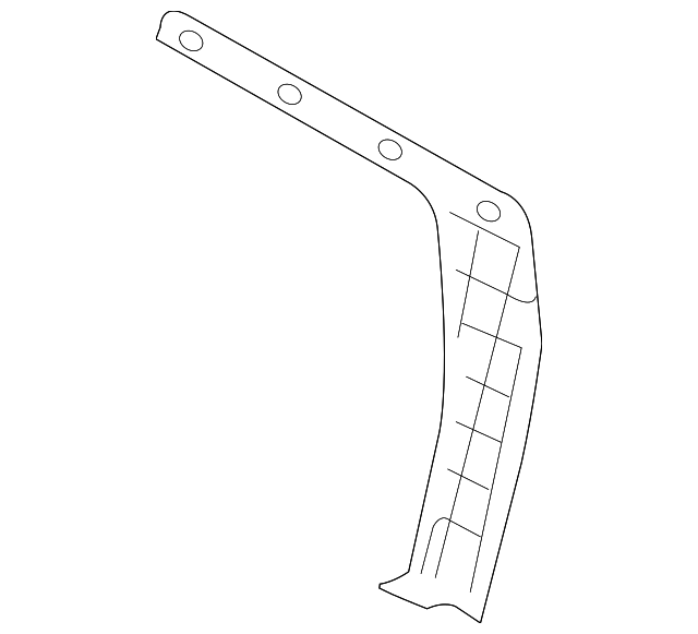 89364-4D220BQ Деталь SEAT BACK PANEL, LEFT