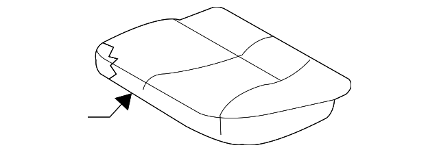 89100-4D135AGU Деталь SEAT CUSHION, LEFT