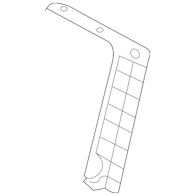 89465-4D120KS Деталь SEAT BACK PANEL, RIGHT