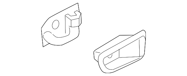 82610-3E000WK Деталь HANDLE, INSIDE, LEFT