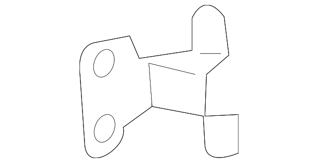 79310-3E000 Деталь UPPER HINGE, LEFT