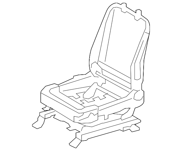 71120-02110 SEAT FRAME, LEFT