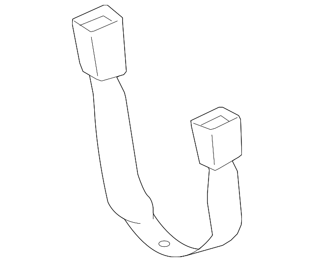 73040-0C030-C0 Деталь BUCKLE END, LEFT