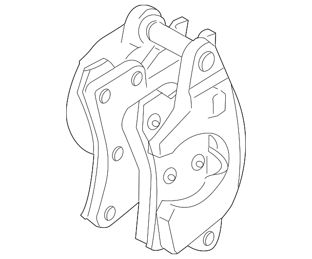 12530682 Деталь CALIPER, RIGHT