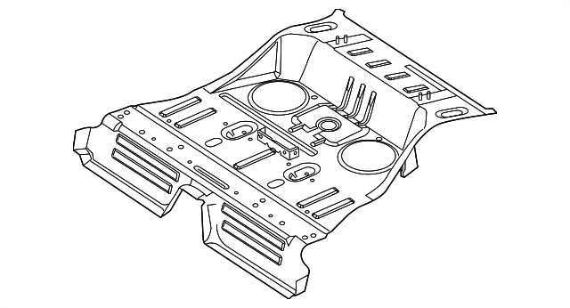 BB5Z-7811160-A Деталь CENTER FLOOR PAN