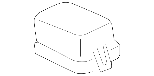82662-12280 Деталь RELAY BOX UPPER COVER