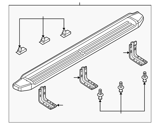 7C3Z-16451-EA RUNNING BOARD, LEFT