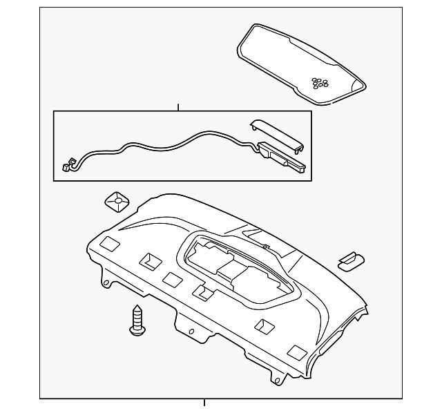 85610-3Q000-RY Деталь PKG TRAY TRIM