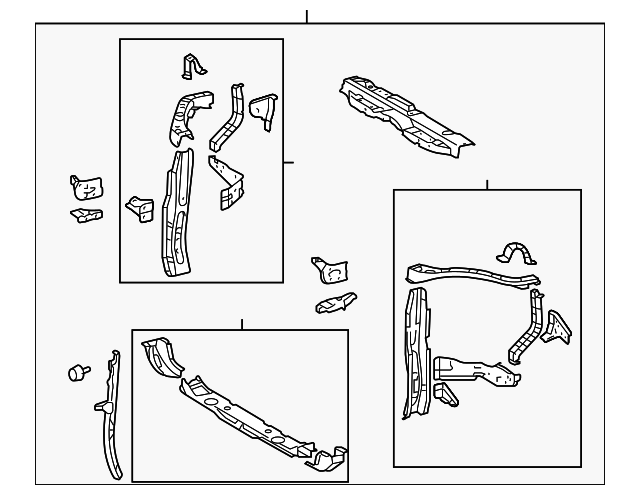 53201-48919 RADIATOR SUPPORT